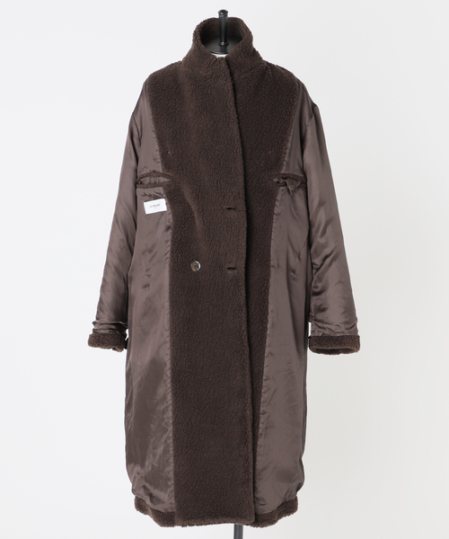 EDIFICE(エディフィス)の「LE GRAND(ル・グラン) Teddy Boa Chester Coat(チェスターコート・メンズ・ブラウン・MEDIUM/LARGE)」の19枚目の写真