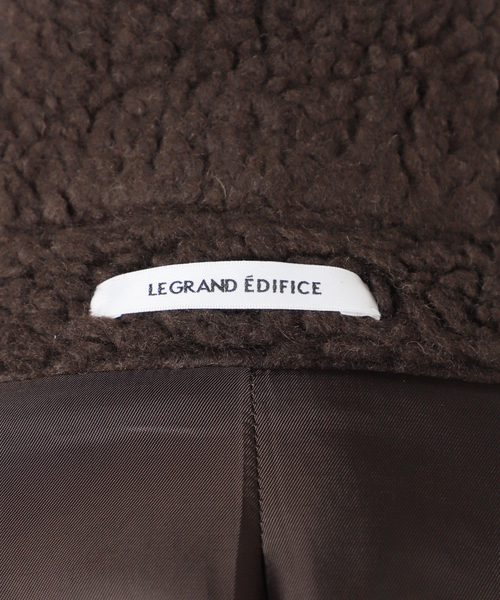 EDIFICE(エディフィス)の「LE GRAND(ル・グラン) Teddy Boa Chester Coat(チェスターコート・メンズ・ブラウン・MEDIUM/LARGE)」の22枚目の写真