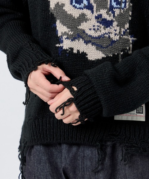 23SS MYNE MIHARA YASUHIRO モノグラム ニットセーター トップス