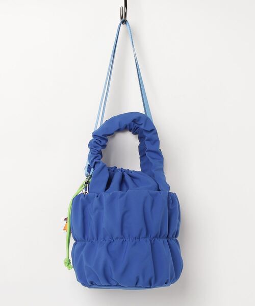 COMMON WARE（コモンウェアー）の「EM:cheek pokkori kinchaku 2way shoulder ギャザー巾着2WAYトート（ショルダーバッグ・レディース・ブラック/イエロー/グレー/ブルー・FREE）」の22枚目の写真