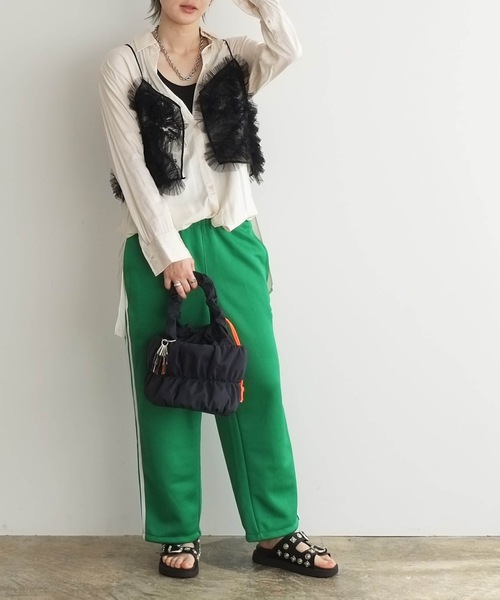 COMMON WARE（コモンウェアー）の「EM:cheek pokkori kinchaku 2way shoulder ギャザー巾着2WAYトート（ショルダーバッグ・レディース・ブラック/イエロー/グレー/ブルー・FREE）」の15枚目の写真