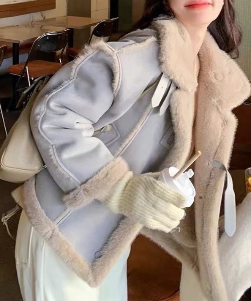 セール】ムートンフライトジャケット（ムートンコート）｜GEMEDA