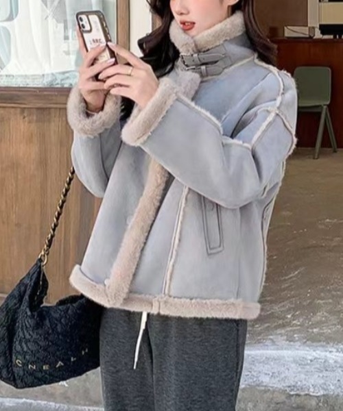 セール】ムートンフライトジャケット（ムートンコート）｜GEMEDA