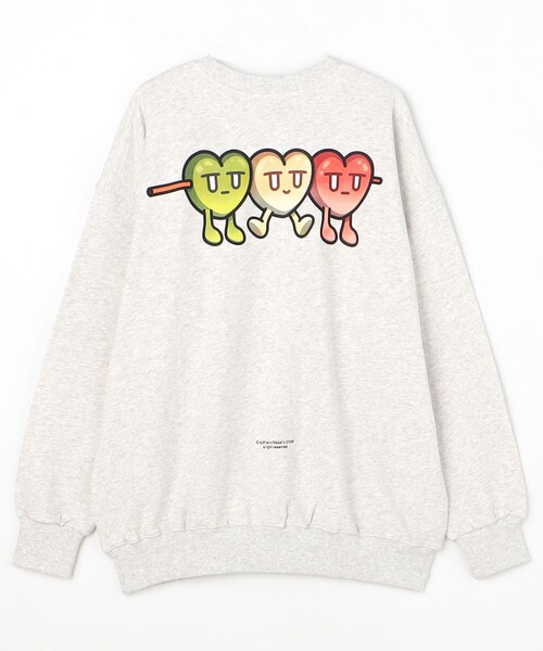 FREAK'S STORE(フリークスストア)の「Kurt Wu/カート ウー 団子 SWEAT/バックプリント クルーネック スウェット(スウェット・メンズ・ブラック/グレー/ホワイト・X-LARGE/MEDIUM/LARGE)」の3枚目の写真