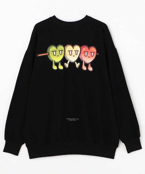 FREAK'S STORE(フリークスストア)の「Kurt Wu/カート ウー 団子 SWEAT/バックプリント クルーネック スウェット(スウェット・メンズ・ブラック/グレー/ホワイト・X-LARGE/MEDIUM/LARGE)」の4枚目の写真