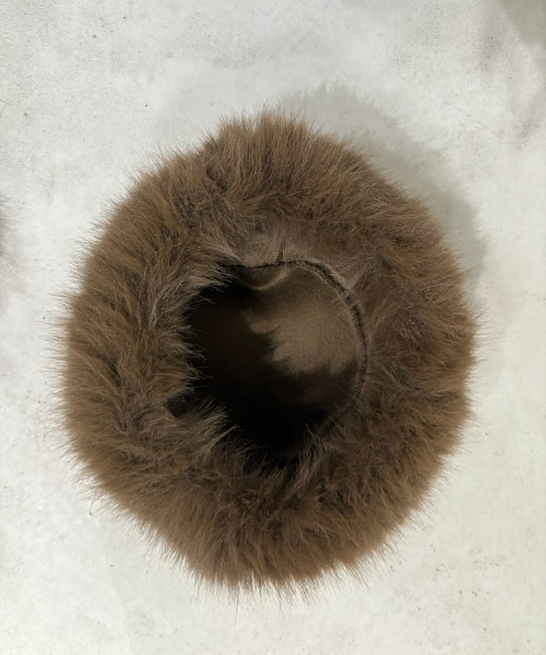 paravion（パラビオン）の「ボリュームファーハット（ハット・レディース・ブラウン/ホワイト/ブラック・FREE）」の5枚目の写真