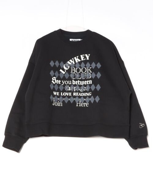 KIRSH LOWKEY BOOK CLUB ARGYLE PATTERN SWEATSHIRT ローキー