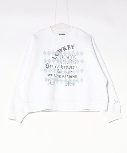 Tシャツ・カットソー KIRSH LOWKEY BOOK CLUB ARGYLE PATTERN SWEATSHIRT KIRSH LOWKEY BOOK CLUB ARGYLE PATTERN SWEATSHIRT (KIRSH/T