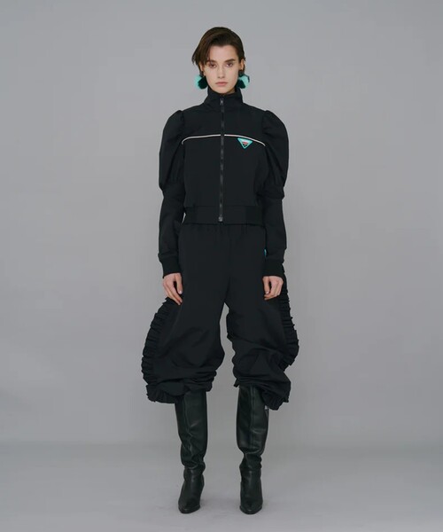 NON TOKYO/ノントーキョー】NYLON FRILL PANTS/ナイロンフリル