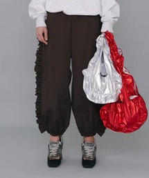 【NON TOKYO/ノントーキョー】NYLON FRILL PANTS/ナイロンフリルパンツ