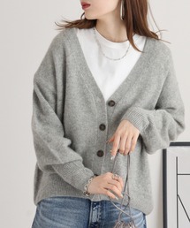 Eglantine ヤク Vネックカーディガン
