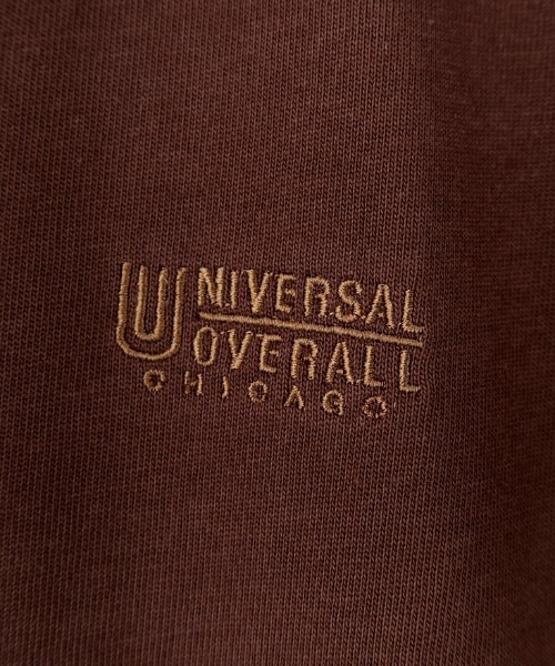 UNIVERSAL OVERALL（ユニバーサルオーバーオール）の「[UNIVERSAL OVERALL/ユニバーサルオーバーオール] 別注 異素材切り替え マキシ丈ワンピース（ワンピース・レディース・ネイビー/ブラック/ブラウン・F）」の7枚目の写真