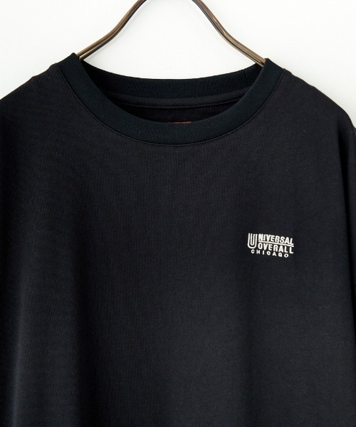 UNIVERSAL OVERALL（ユニバーサルオーバーオール）の「[UNIVERSAL OVERALL/ユニバーサルオーバーオール] 別注 異素材切り替え マキシ丈ワンピース（ワンピース・レディース・ネイビー/ブラック/ブラウン・F）」の9枚目の写真