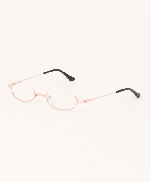 Burner（バーナー）の「【OKUOKU　0909】アンダーリム 下フレーム 眼鏡 メガネ レディス おしゃれ 伊達メガネ レンズなし ハーフフレーム ゴスロリ ロリータ oku-sung-638667176547-2 Nn（メガネ・メンズ・シルバー/ゴールド/ブラック・FREE）」の10枚目の写真