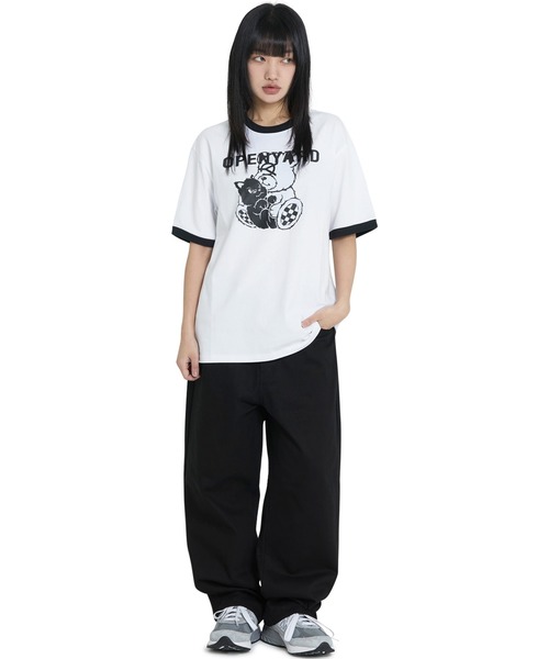 tシャツ 「OY/オーワイ」 ODOLLY COTY RINGER TEE/オードリーコティリンガーティーシャツ レディース メンズ OY/オーワイ』 ODOLLY COTY RINGER TEE/オードリーコティ