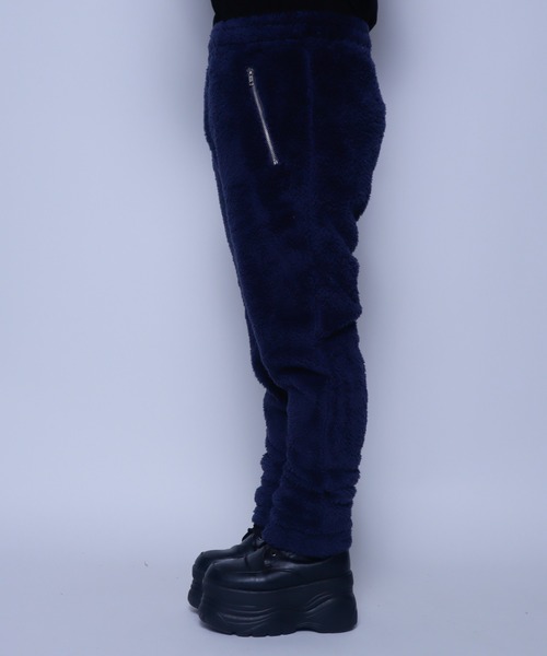 Bling Leads（ブリングリーズ）の「Z)【BLINGLEADS】320414【セットアップ】ソフトシャギーフリース スリムジョガーパンツ（その他パンツ・メンズ・ベージュ/ネイビー/ブラック/チャコールグレー・MEDIUM/LARGE）」の22枚目の写真