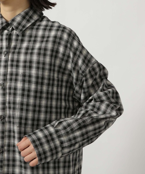 shsat4ページ LAKOLE（ラコレ）の「チェックシャツ長袖 / 292189（シャツ/ブラウス