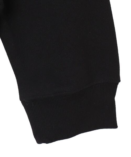 WEGO（ウィゴー）の「WEGO/THEBOYエルボーパッチクルーネックプルオーバー（スウェット・メンズ・ブラック/ホワイト/杢グレー・LARGE/MEDIUM）」の9枚目の写真