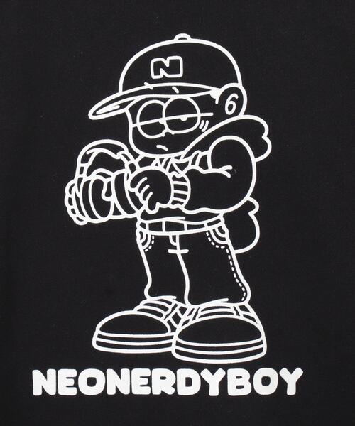 WEGO（ウィゴー）の「WEGO/THEBOYエルボーパッチクルーネックプルオーバー（スウェット・メンズ・ブラック/ホワイト/杢グレー・LARGE/MEDIUM）」の8枚目の写真