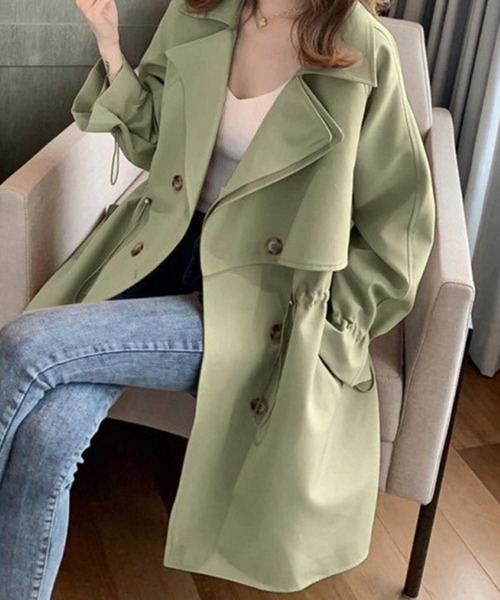 ミディ丈Aライントレンチコート(トレンチコート)|CADBURY(キャドバリー) ミディ丈Aライントレンチコート(トレンチコート)|CADBURY(キャドバリー)