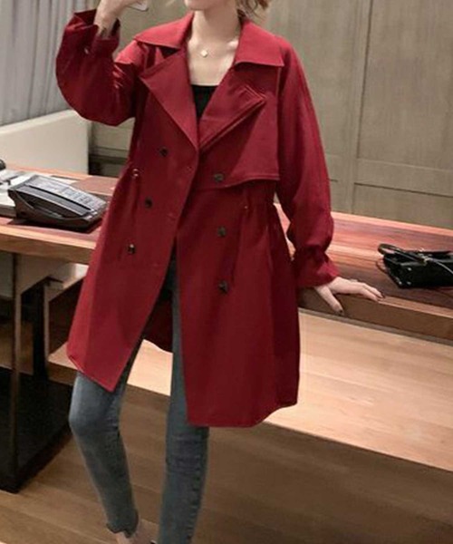 ミディ丈Aライントレンチコート(トレンチコート)|CADBURY(キャドバリー) ミディ丈Aライントレンチコート(トレンチコート)|CADBURY(キャドバリー)