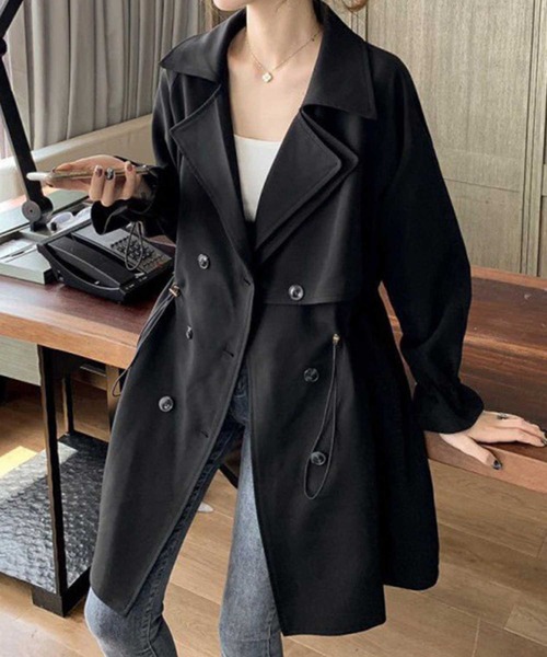 ミディ丈Aライントレンチコート(トレンチコート)|CADBURY(キャドバリー) ミディ丈Aライントレンチコート(トレンチコート)|CADBURY(キャドバリー)