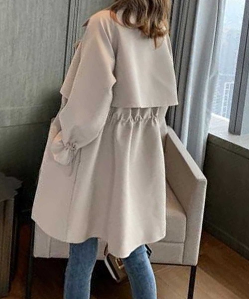 ミディ丈Aライントレンチコート(トレンチコート)|CADBURY(キャドバリー) ミディ丈Aライントレンチコート(トレンチコート)|CADBURY(キャドバリー)