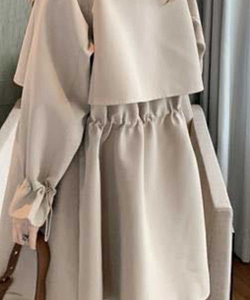 ミディ丈Aライントレンチコート(トレンチコート)|CADBURY(キャドバリー) ミディ丈Aライントレンチコート(トレンチコート)|CADBURY(キャドバリー)