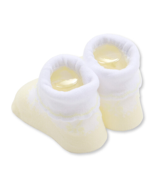 SLAP SLIP BABY（スラップスリップベビー）の「スカラップ縁ストラップシューズ風ソックスベビー(9~12cm)（ベビーシューズ/ベビーソックス・キッズ・ピンク系その他/イエロー系その他・FREE）」の10枚目の写真