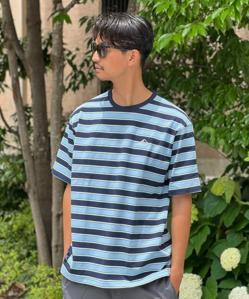 Tシャツ・カットソー [FILLUMINATE] Multi-stripe round T-shirt マルチストライプラウンドTシャツ ブラウン - filluminate | 60