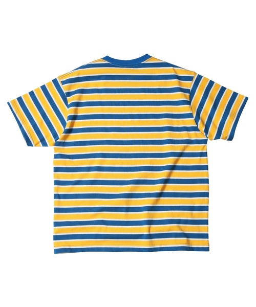 Tシャツ・カットソー Pop Trading Company STRIPED MULTICOLOR TEE POP TRADING COMPANY（ポップトレーディングカンパニー）の「POP