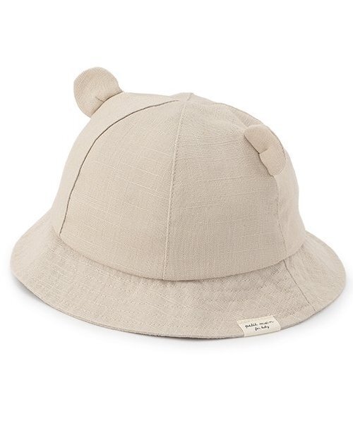 petit main（プティマイン）の「アニマルハット（その他ベビー用品・キッズ・ベージュ/オフホワイト/ブルー・48cm/46cm）」の2枚目の写真