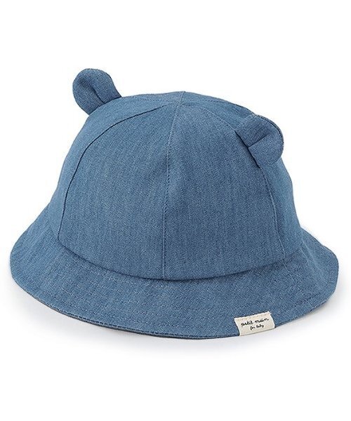 petit main（プティマイン）の「アニマルハット（その他ベビー用品・キッズ・ベージュ/オフホワイト/ブルー・48cm/46cm）」の3枚目の写真