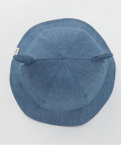 petit main（プティマイン）の「アニマルハット（その他ベビー用品・キッズ・ベージュ/オフホワイト/ブルー・48cm/46cm）」の7枚目の写真