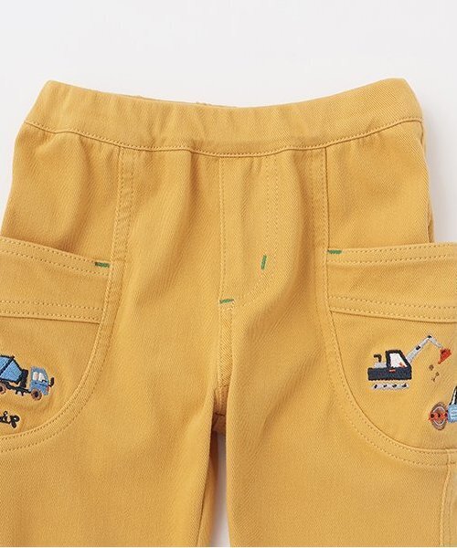kladskap（クレードスコープ）の「働く車ロング丈ストレートパンツ（その他パンツ・キッズ・サックスブルー/マスタード・130cm/120cm/110cm/100cm/90cm）」の4枚目の写真