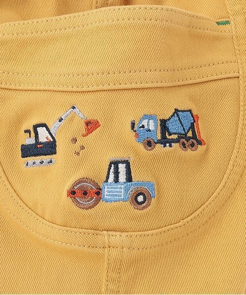 kladskap（クレードスコープ）の「働く車ロング丈ストレートパンツ（その他パンツ・キッズ・サックスブルー/マスタード・130cm/120cm/110cm/100cm/90cm）」の6枚目の写真