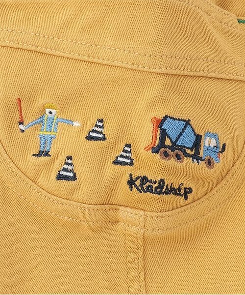 kladskap（クレードスコープ）の「働く車ロング丈ストレートパンツ（その他パンツ・キッズ・サックスブルー/マスタード・130cm/120cm/110cm/100cm/90cm）」の7枚目の写真