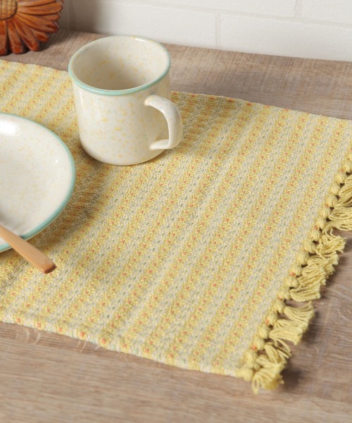 セール】花柄織りランチョンマット（ランチョンマット/テーブルウェア