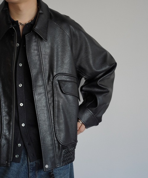 ARTIFICIAL GRAIN FLIGHT BLOUSON（ブルゾン）｜WYM LIDNM
