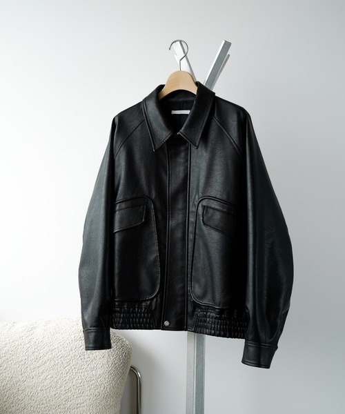 完売　ARTIFICIAL GRAIN MILITARY BLOUSON ARTIFICIAL GRAIN MILITARY BLOUSON（ブルゾン）｜WYM LIDNM