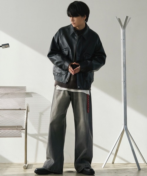 ARTIFICIAL GRAIN FLIGHT BLOUSON（ブルゾン）｜WYM LIDNM