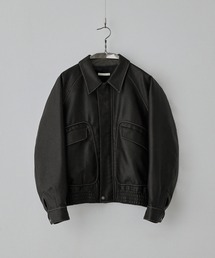 WYM LIDNM（ウィム バイ リドム）の「ARTIFICIAL GRAIN FLIGHT BLOUSON（ブルゾン）」