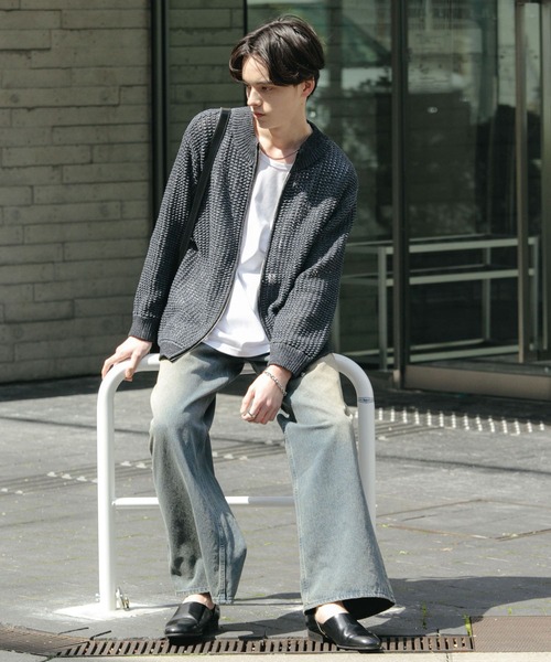 カーディガン ボレロ モディッシュガゼ MODISH GAZE ソフトタッチ オーバーサイズ ニット