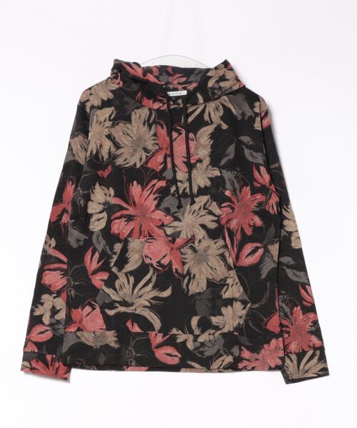 Mag.(マグ)の「【Growth by Grail】フラワープリントパーカー(パーカー・メンズ・アイボリー/ブラック・LARGE/MEDIUM)」の6枚目の写真