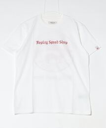 REPLAY（リプレイ）の「コットンジャ－ジーバイカープリントＴシャツ（Tシャツ/カットソー）」