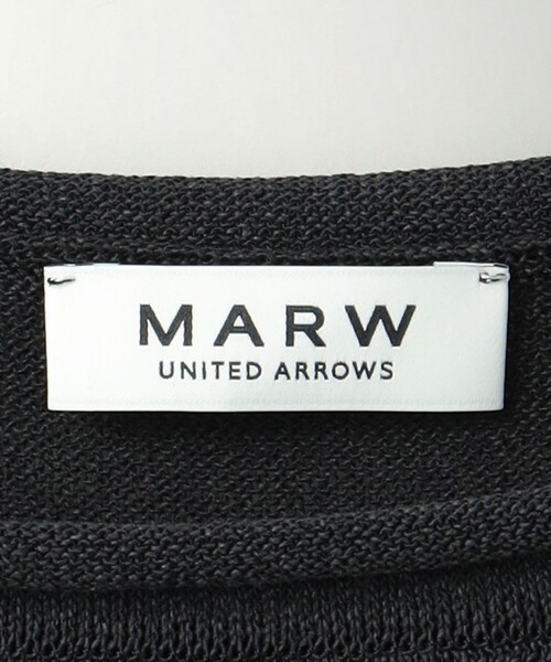 MARW UNITED ARROWS(マルゥ ユナイテッドアローズ)の「<MARW UNITED ARROWS>ペーパー スリット ワンピース(ワンピース・レディース・ブラック/ライトグレー・FREE)」の7枚目の写真