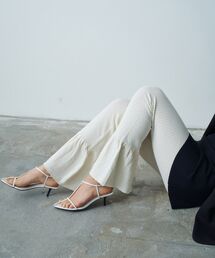 CODE A（コードエー）の「lace knit pants（その他パンツ）」