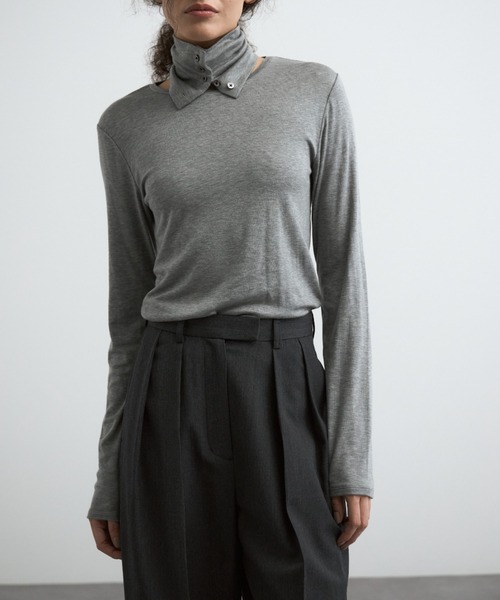 CREDONA（クレドナ）の「【THE C】 ICHIGUN PANTS/イチグンパンツ（スラックス・レディース・ブラウン/チャコールグレー/ブラック/イエロー系その他/ネイビー・0/1/2）」の22枚目の写真