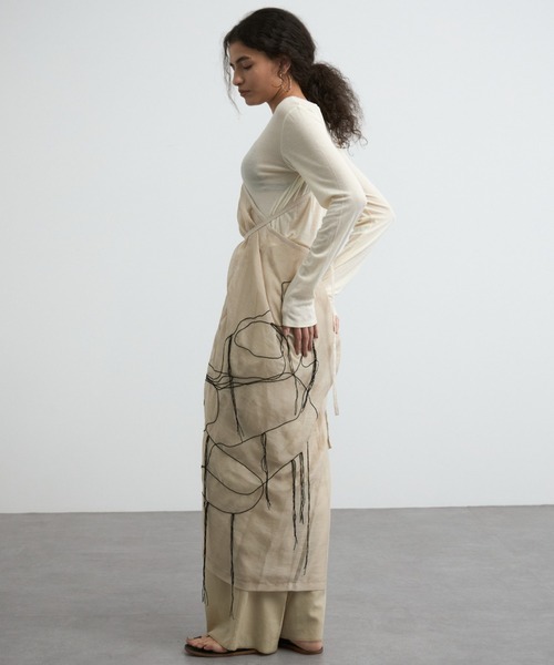 CREDONA（クレドナ）の「【THE C】 ICHIGUN PANTS/イチグンパンツ（スラックス・レディース・ブラウン/チャコールグレー/ブラック/イエロー系その他/ネイビー・0/1/2）」の8枚目の写真