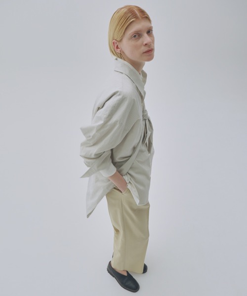 CREDONA（クレドナ）の「【THE C】 ICHIGUN PANTS/イチグンパンツ（スラックス・レディース・ブラウン/チャコールグレー/ブラック/イエロー系その他/ネイビー・0/1/2）」の9枚目の写真